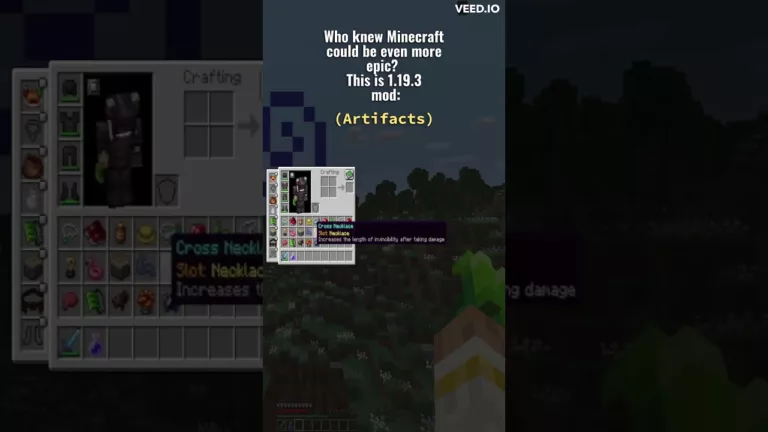 Top Minecraft Mods That I Cant Play With Out (Artifacts)