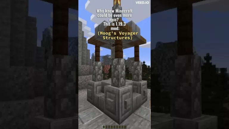 Top Minecraft Mods That I Cant Play With Out (Moog's Voyager Structures)